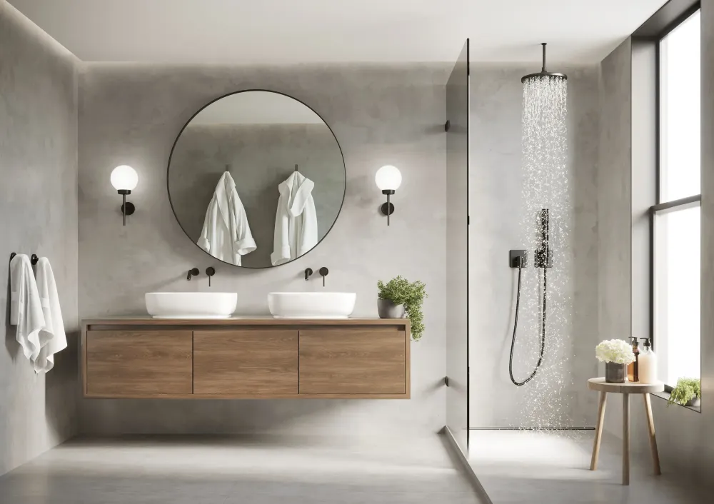vitre salle de bain