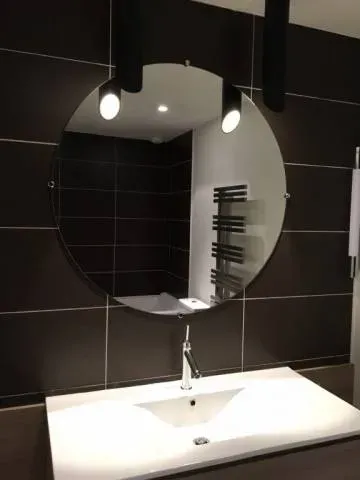 miroir de salle de bain rond